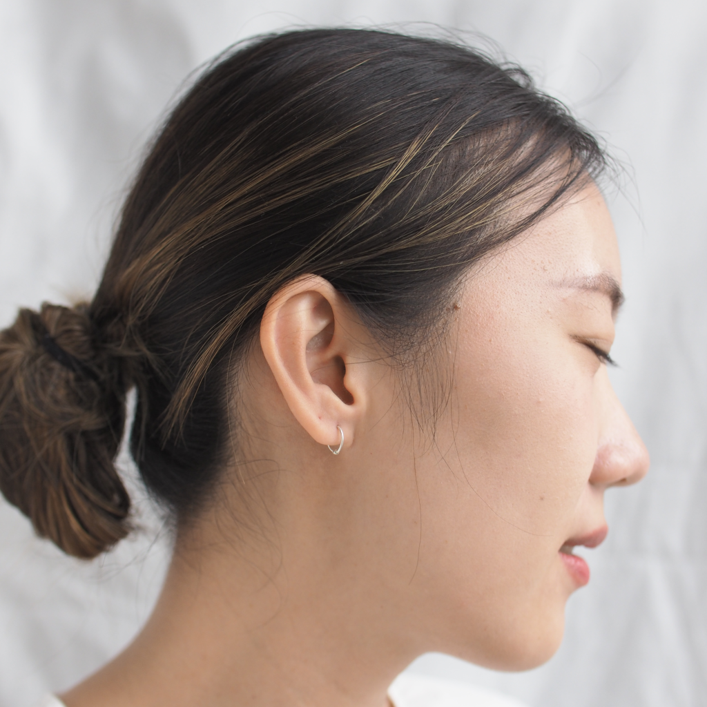 A HILL Handmade Silver Earrings