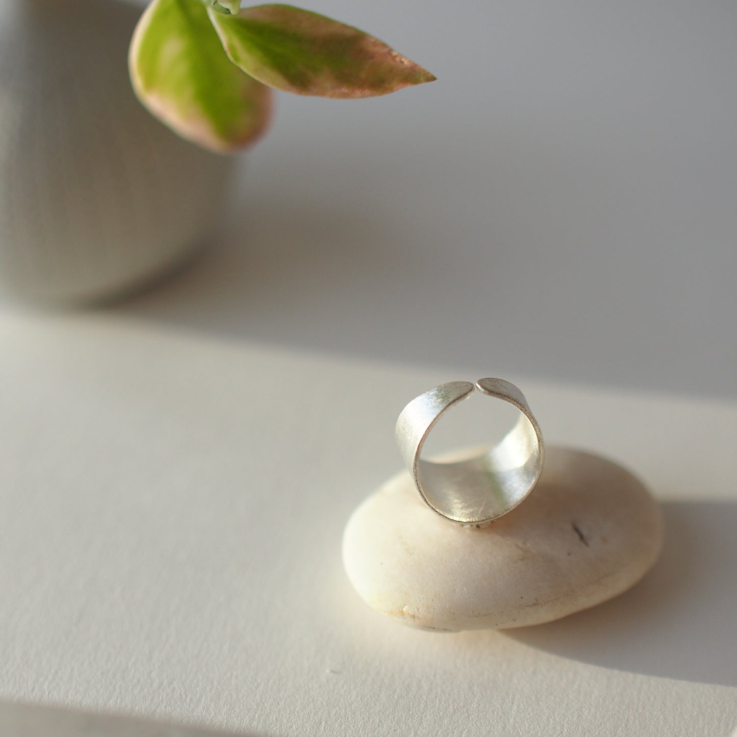 FLORAL CROWN Handmade Silver Ring