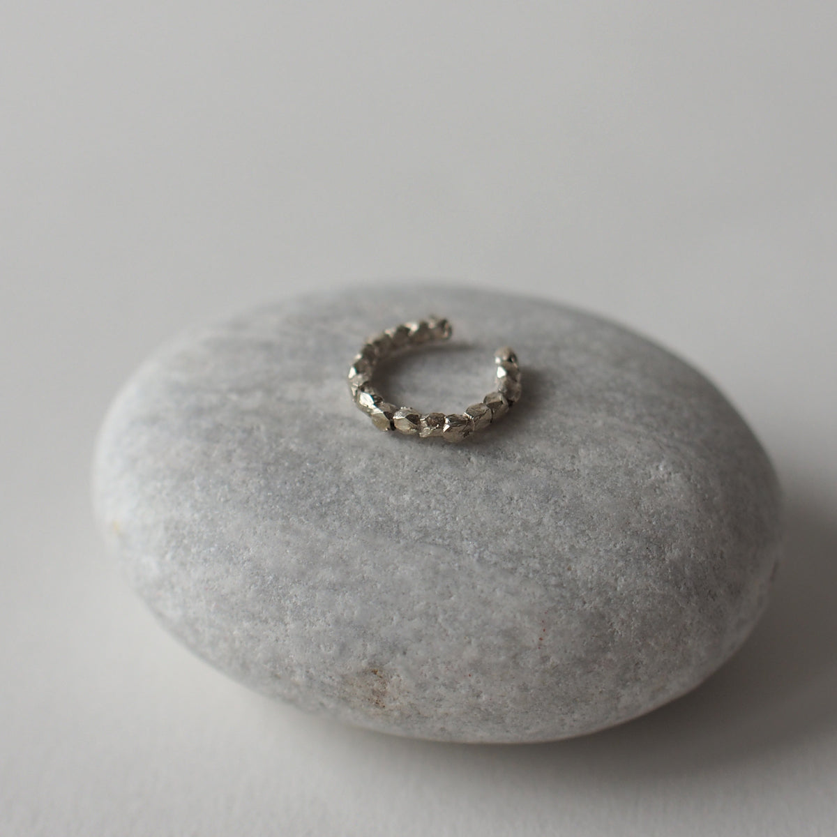 HILLS (L) Handmade Silver Ear Cuff