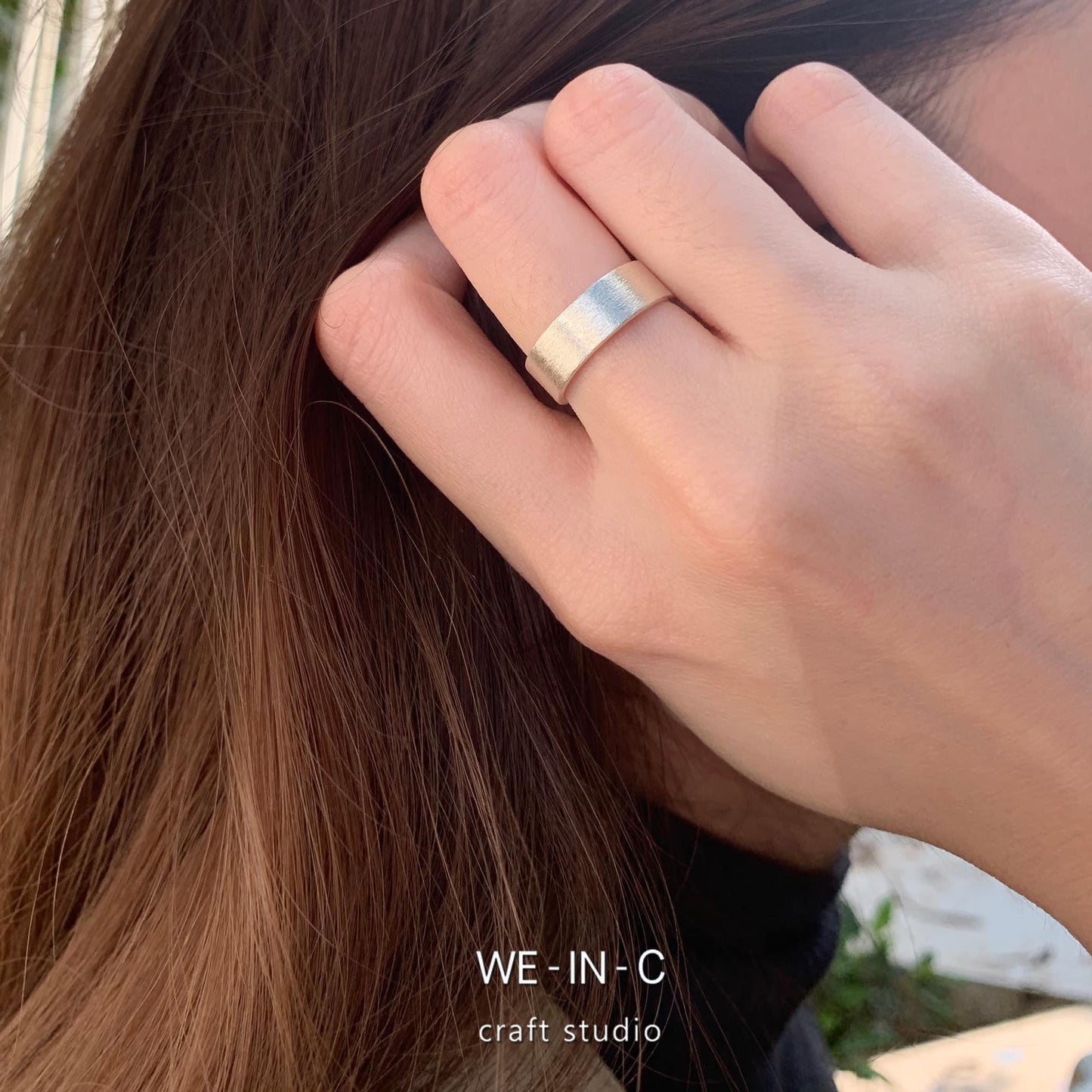 LAKE (L) Handmade Silver Ring