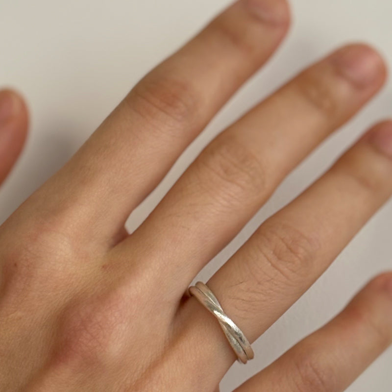 INFINITY NO.2 Handmade Silver Ring