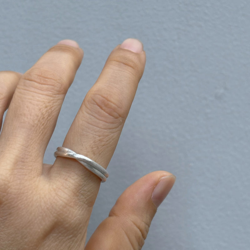 INFINITY NO.2 Handmade Silver Ring