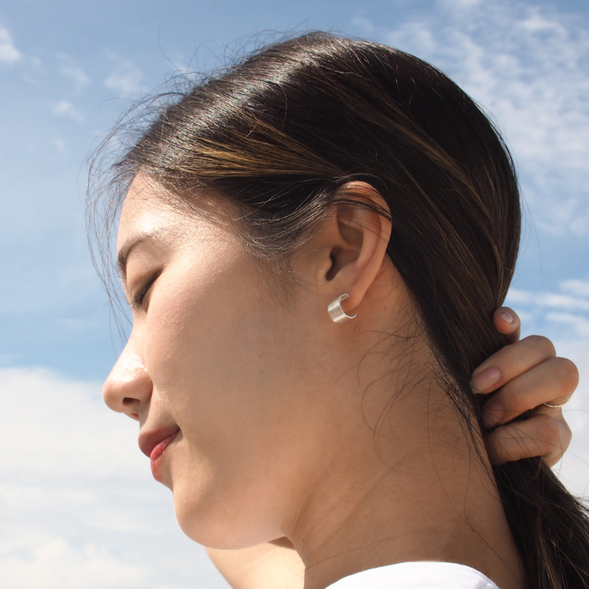 LAKE Handmade Silver Earrings