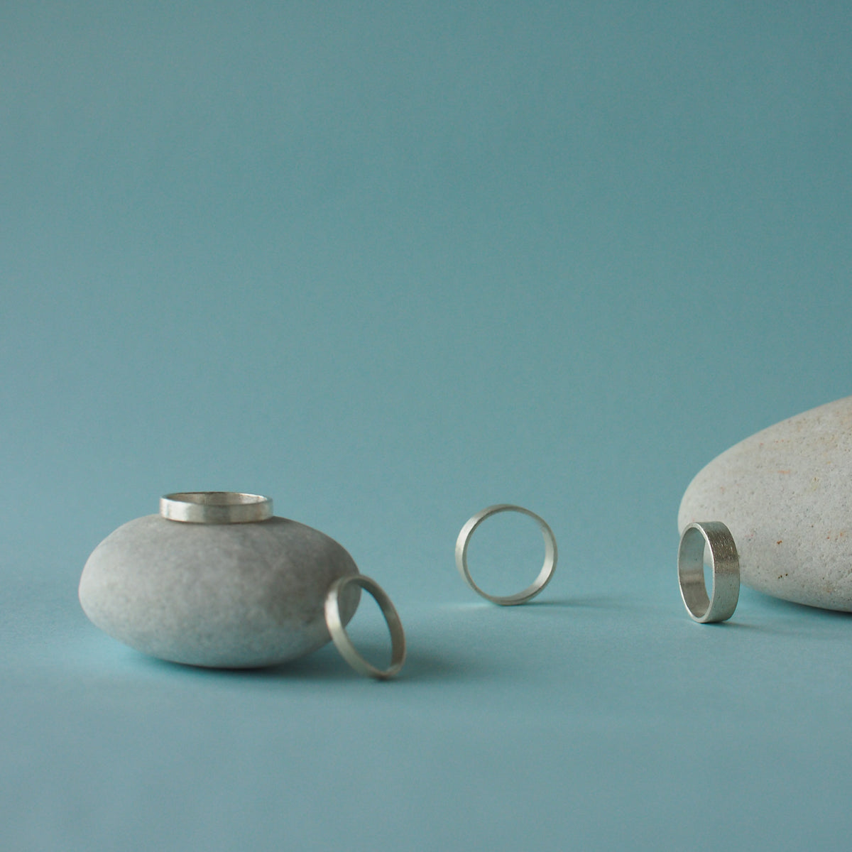 LAKE (L) Handmade Silver Ring