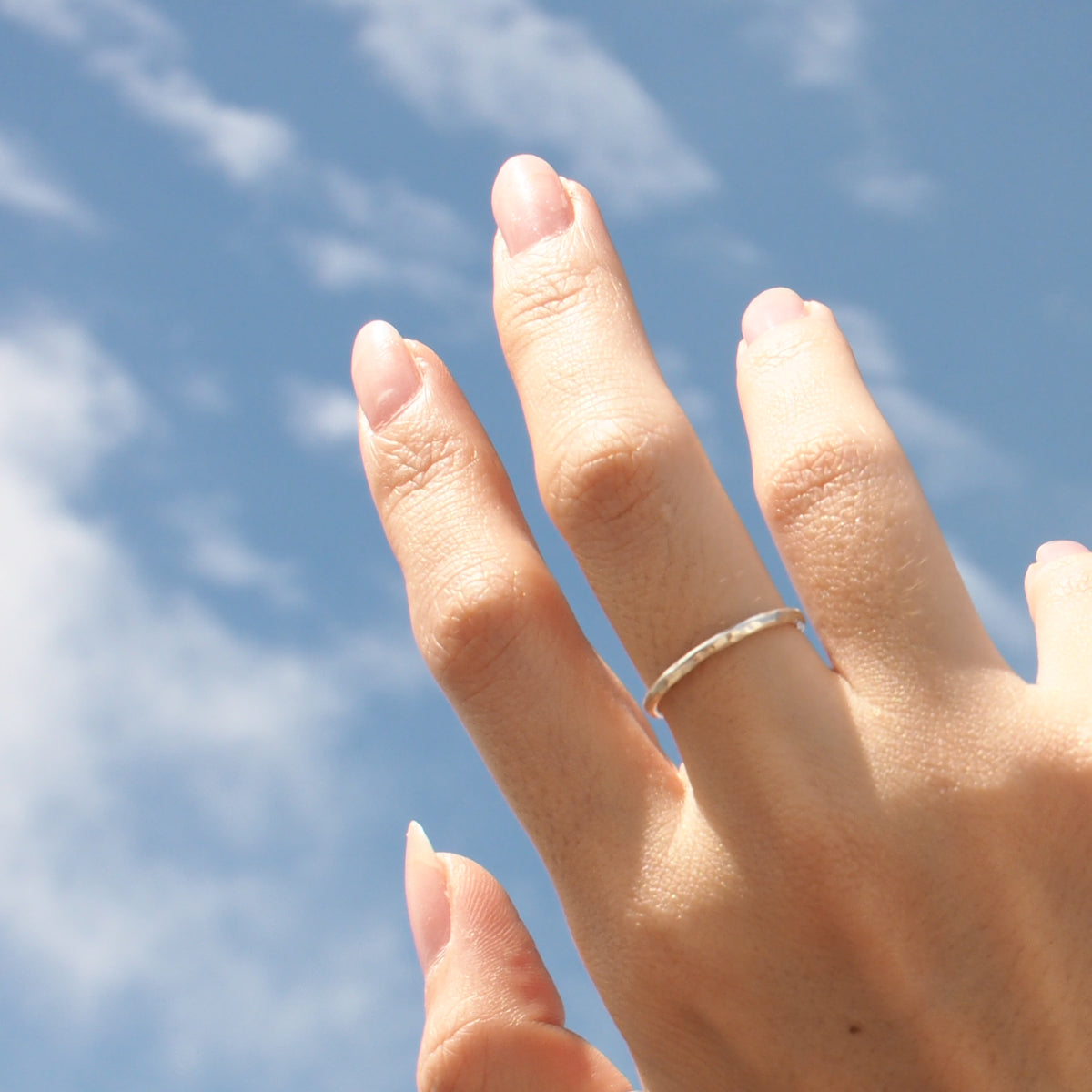LITTLE PEBBLE Handmade Silver Ring