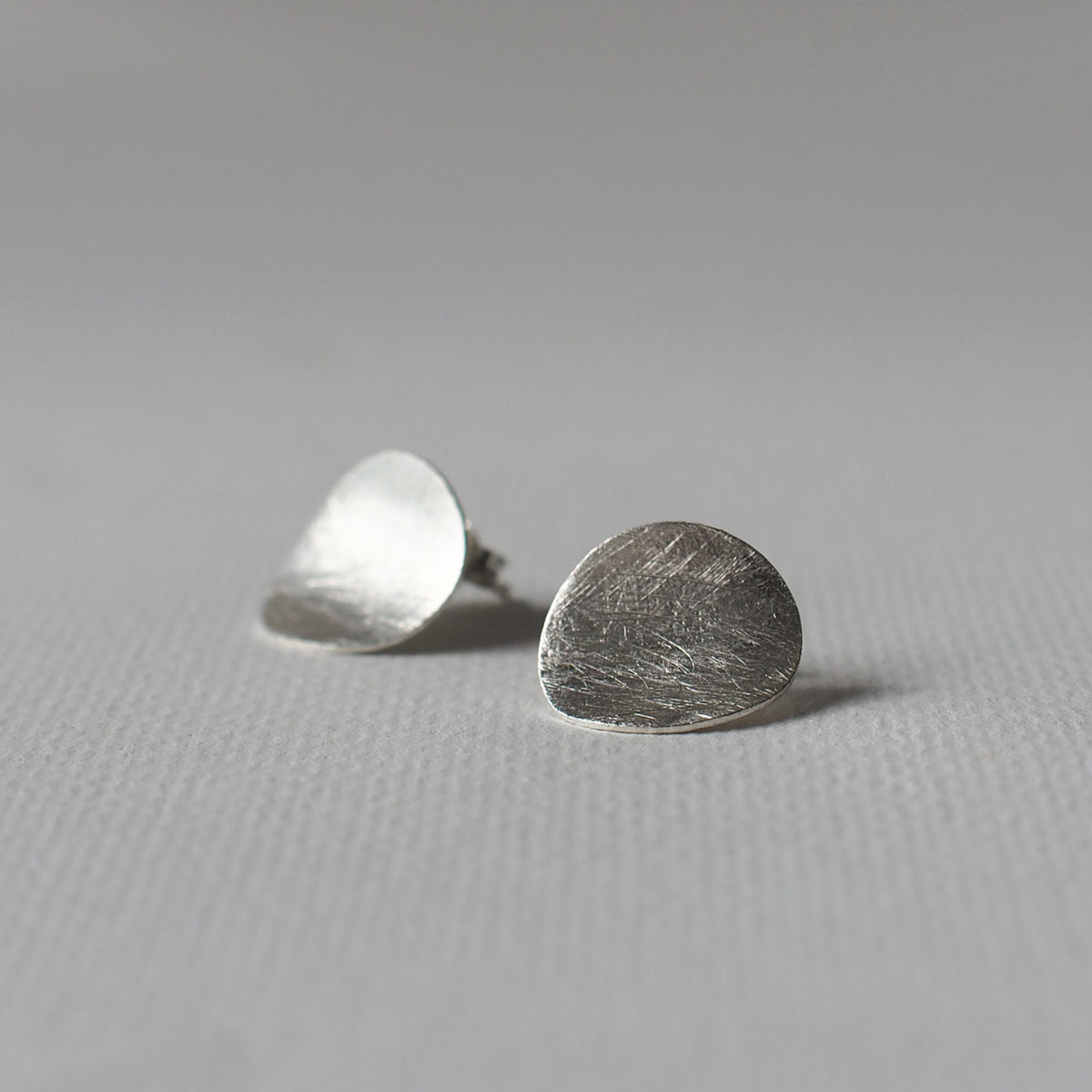 LOTUS LEAF Handmade Silver Earrings
