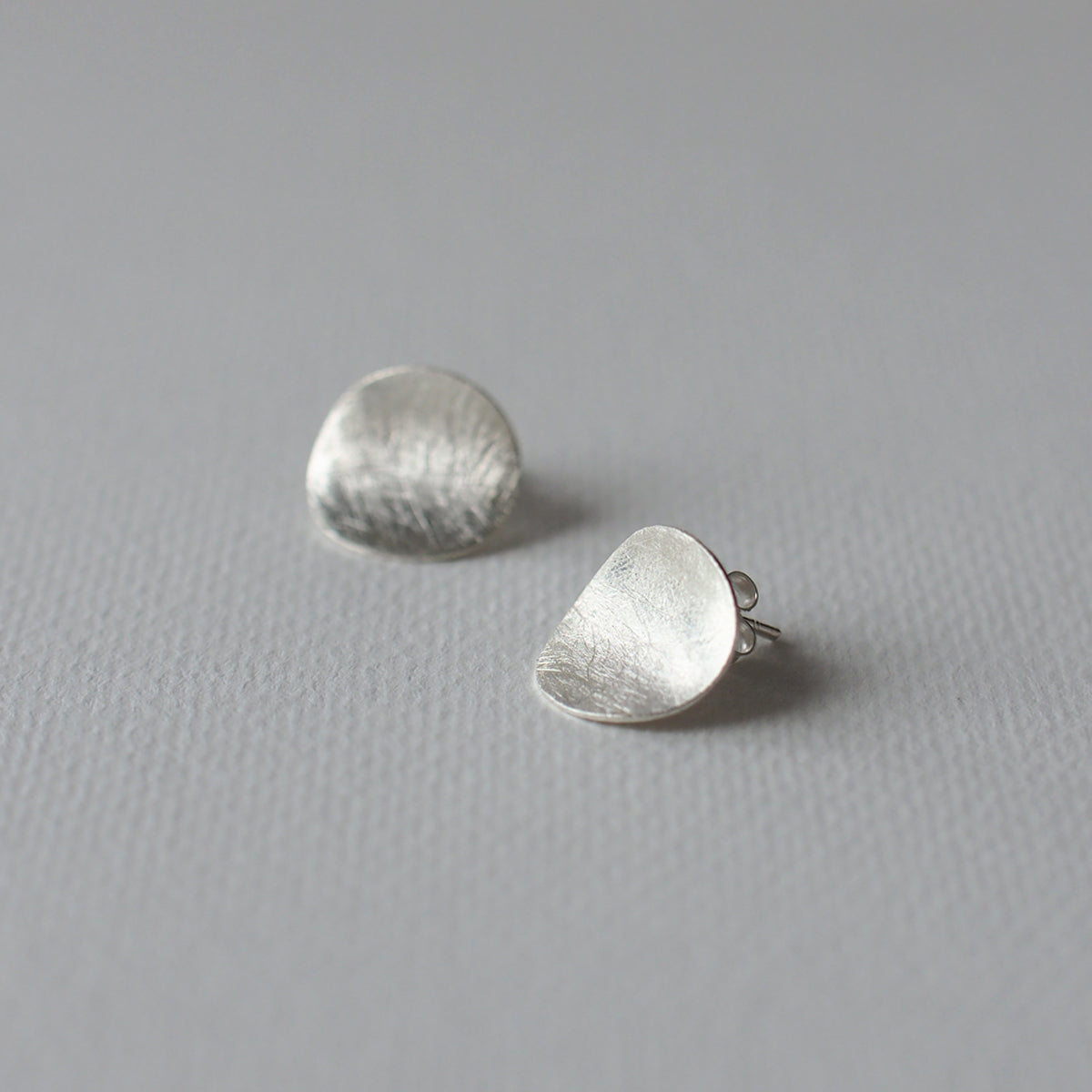 LOTUS LEAF Handmade Silver Earrings
