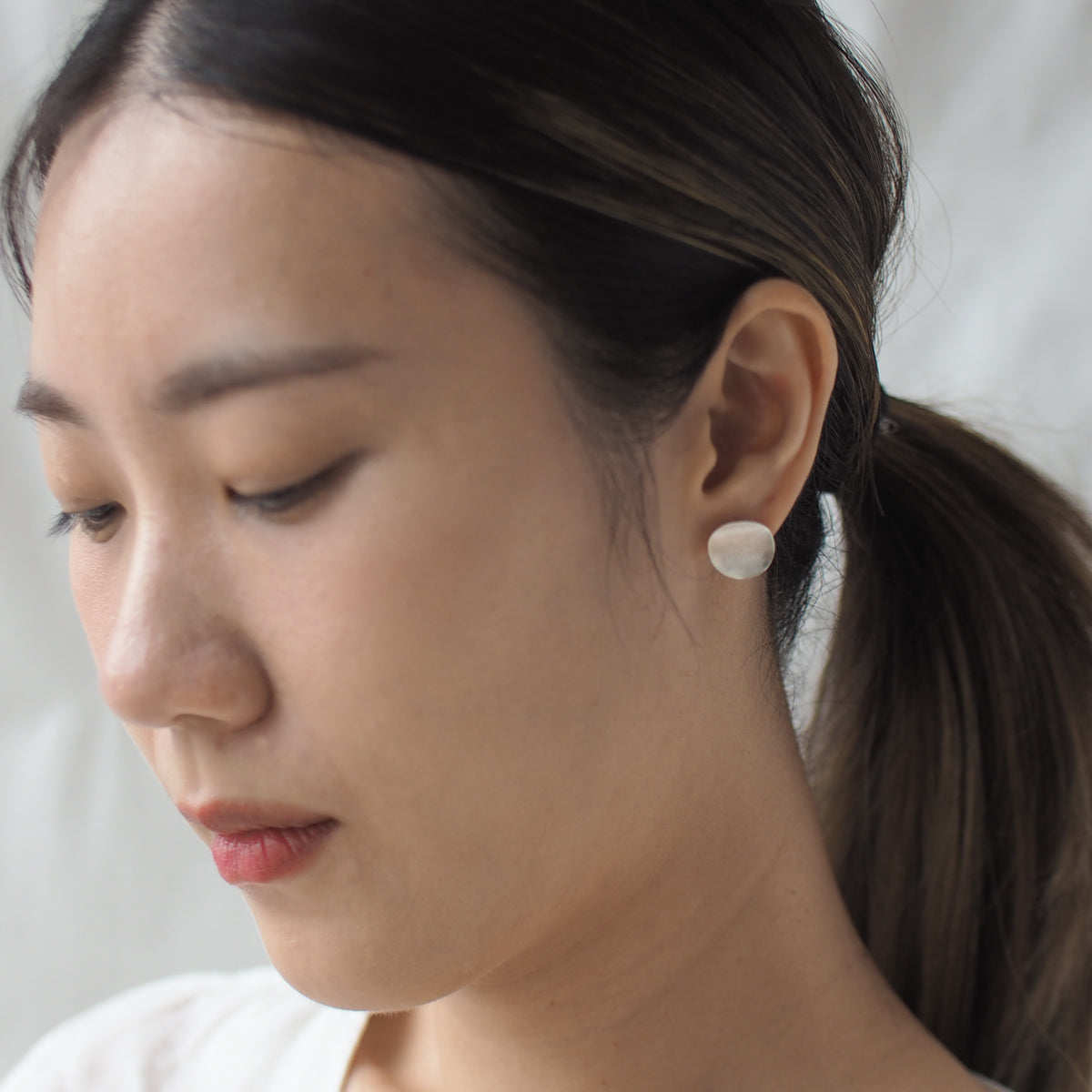 LOTUS LEAF Handmade Silver Earrings