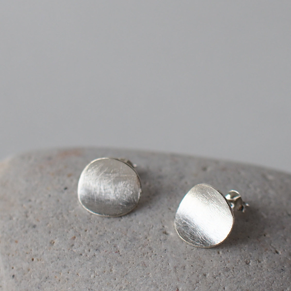 LOTUS LEAF Handmade Silver Earrings