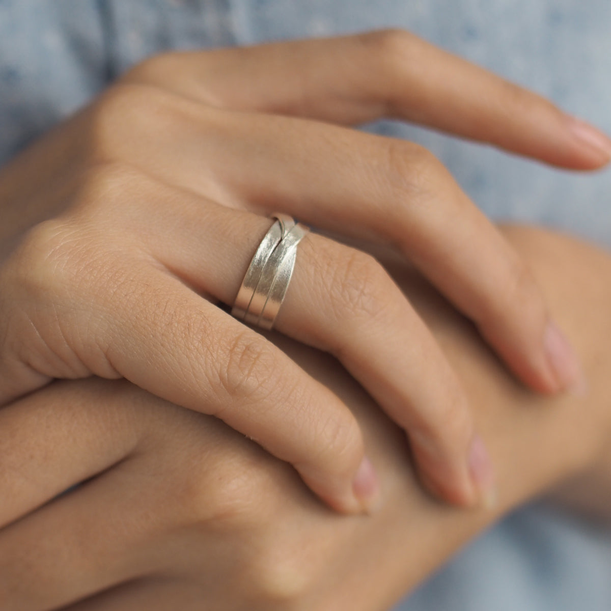 OCEAN Handmade Silver Ring