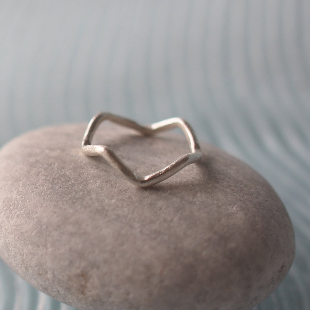 CALM RIVER Handmade Silver Ring