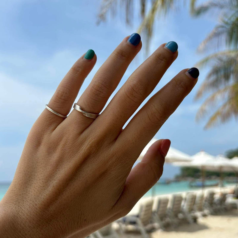 WAVE (M) Handmade Silver Ring