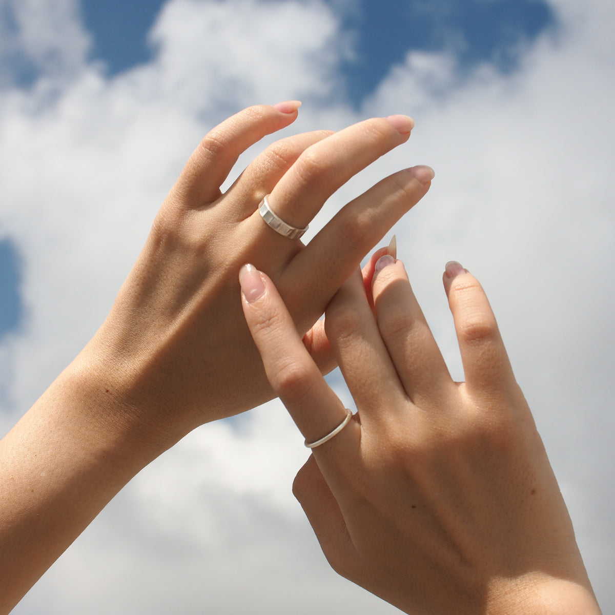 CALM SKY Handmade Silver Ring