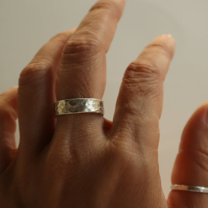 CORAL (L) Handmade Silver Ring