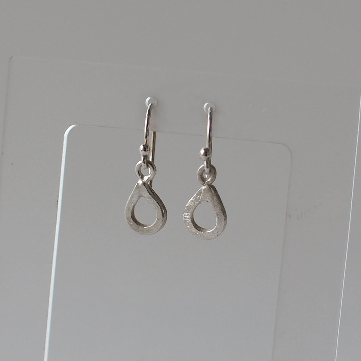 DROP Handmade Silver Hook Earrings