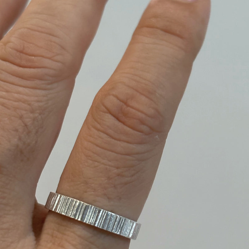 FIELD (M) Handmade Silver Ring