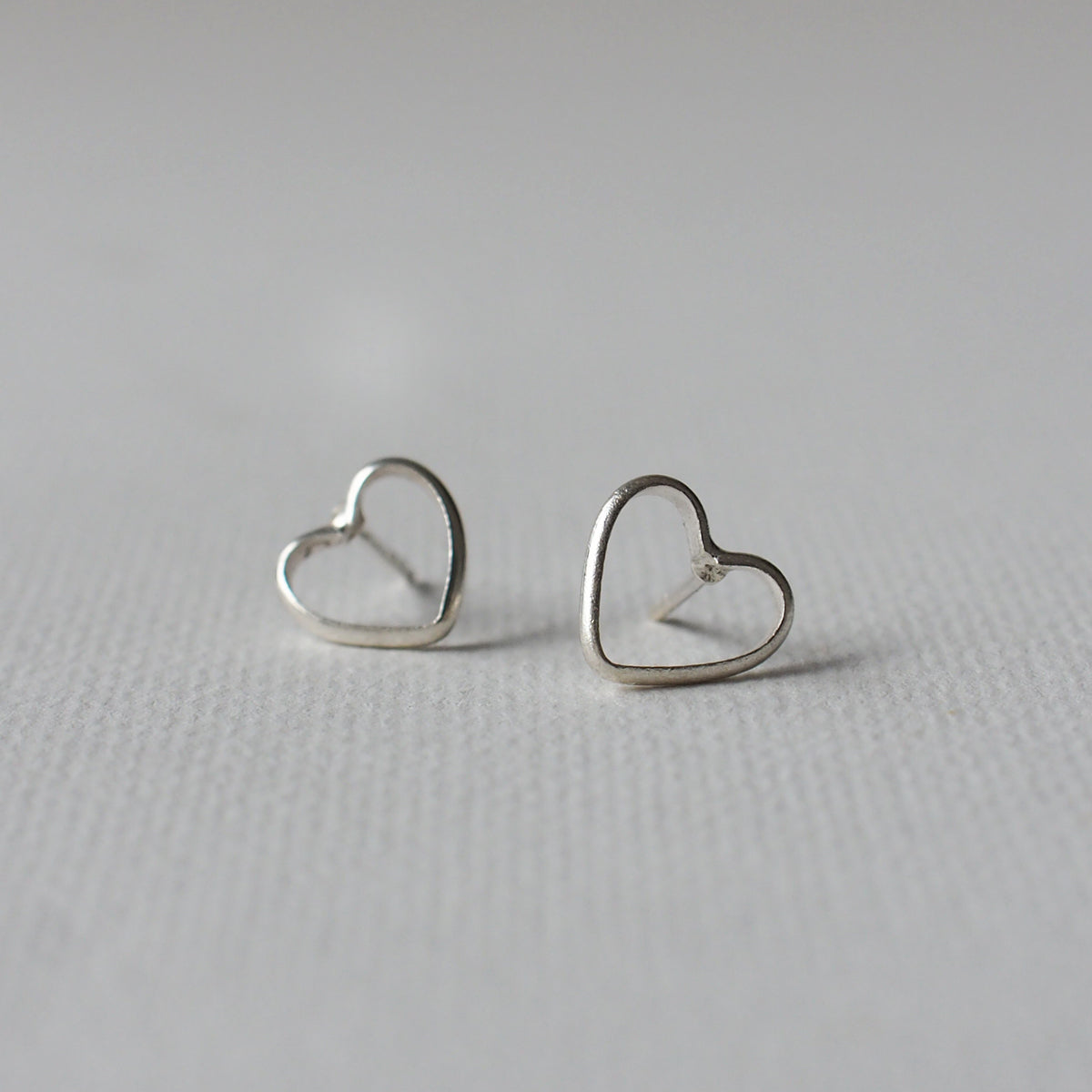 HEART Handmade Silver Earrings