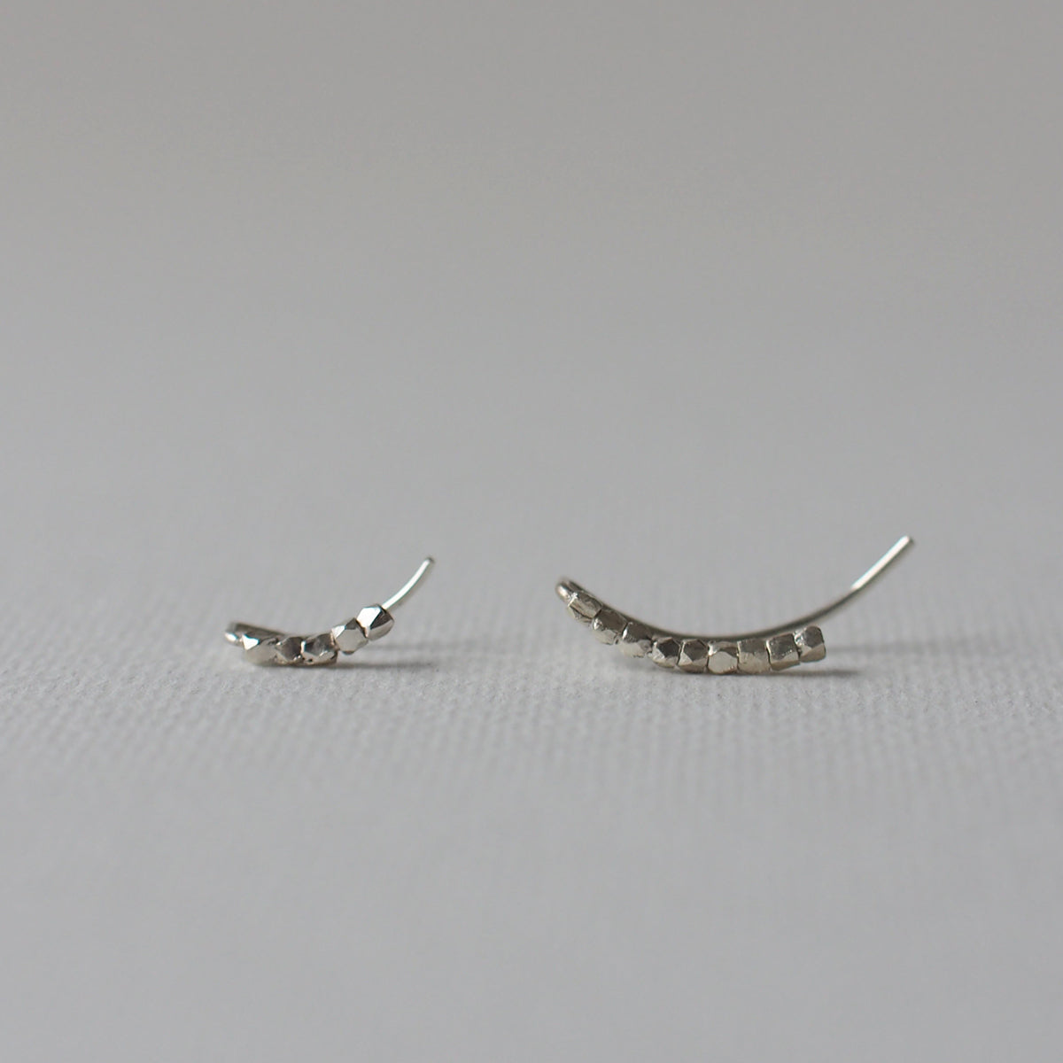 HILLS (S) Handmade Silver Climber Earrings