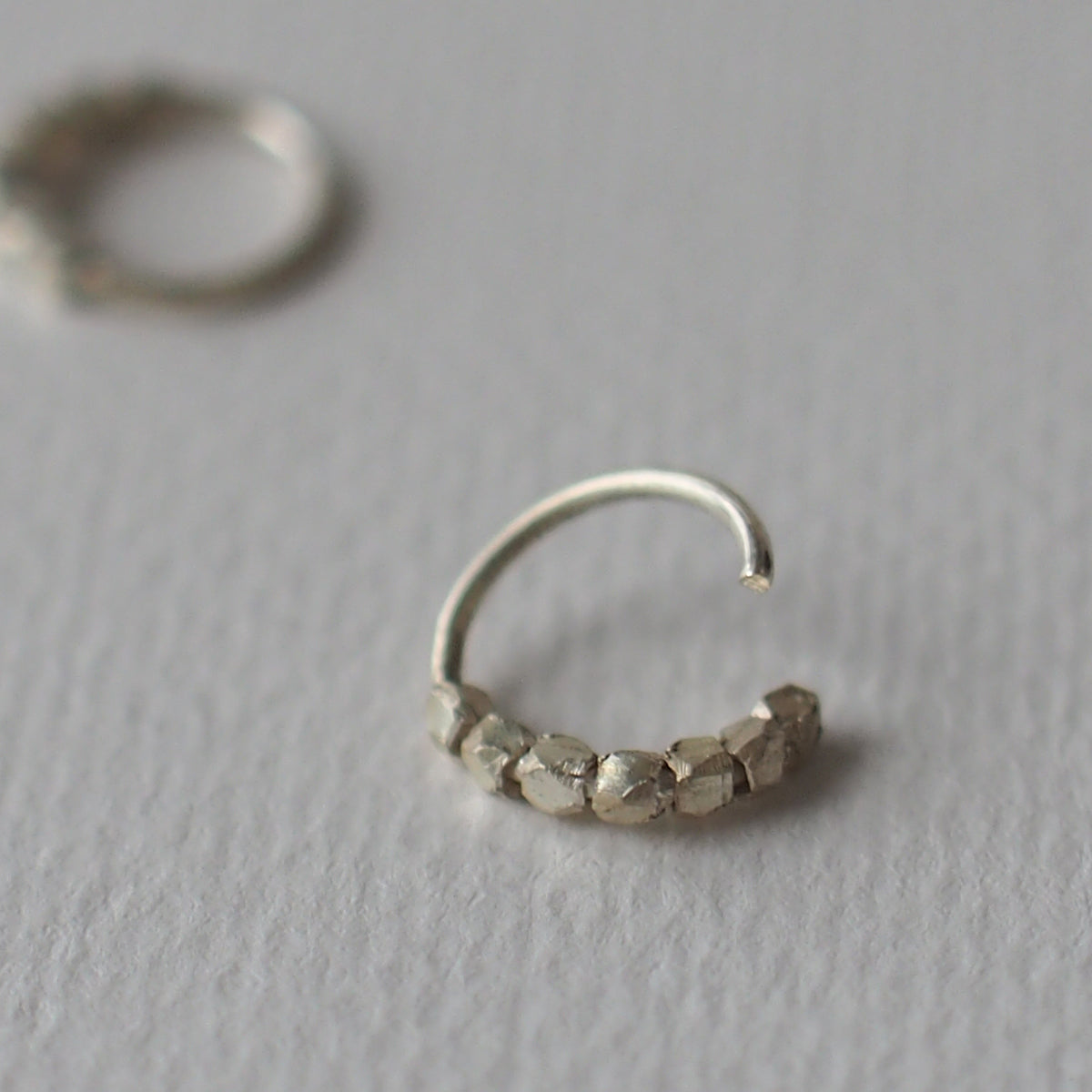 HILLS in Hoop Handmade Silver Earrings