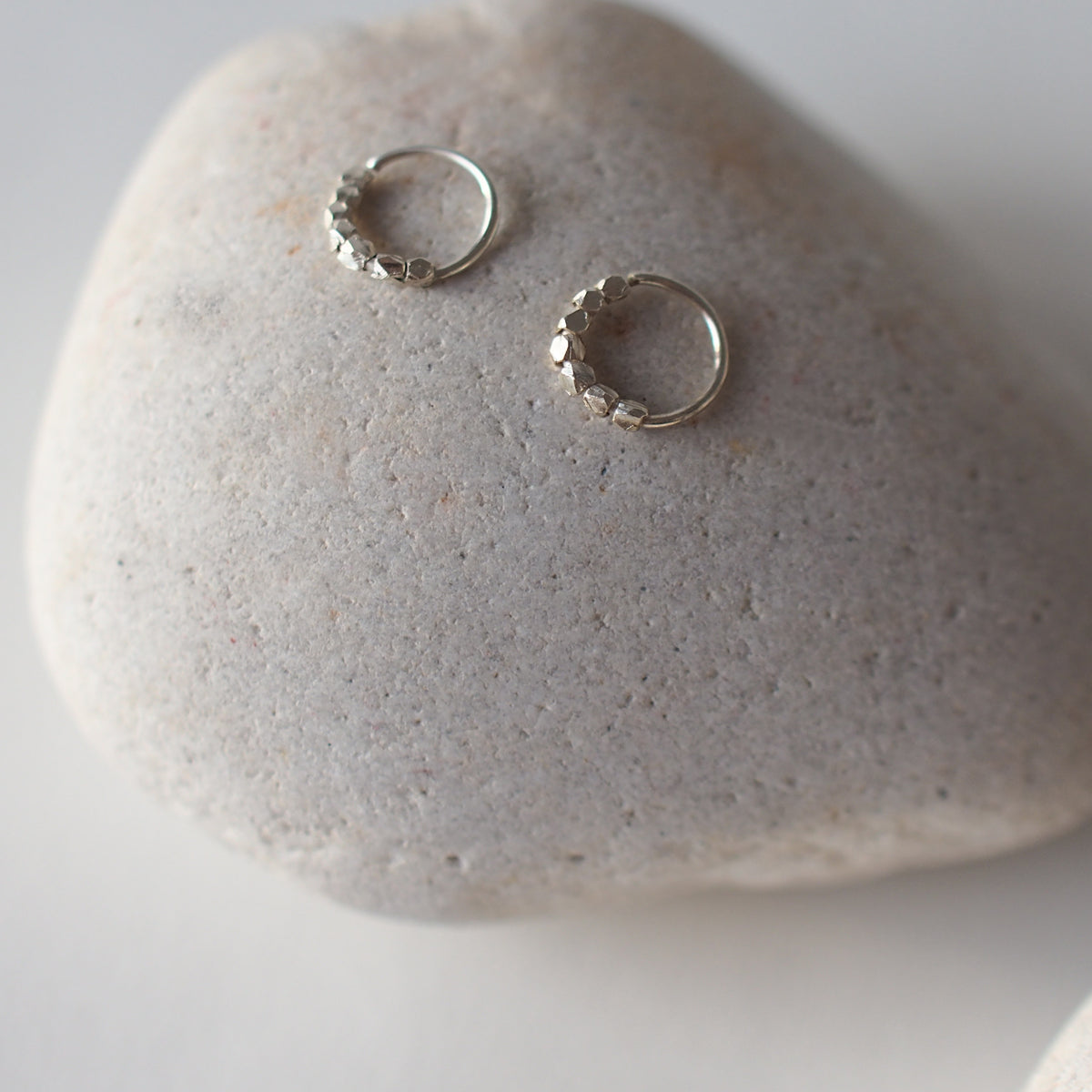 HILLS in Hoop Handmade Silver Earrings