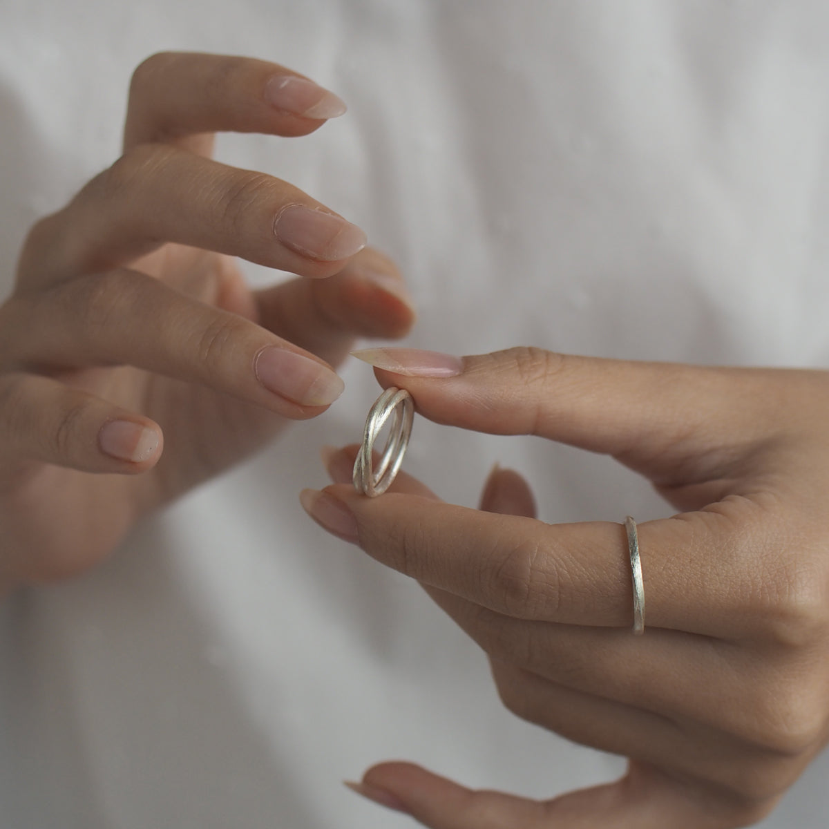 INFINITY NO.2 Handmade Silver Ring