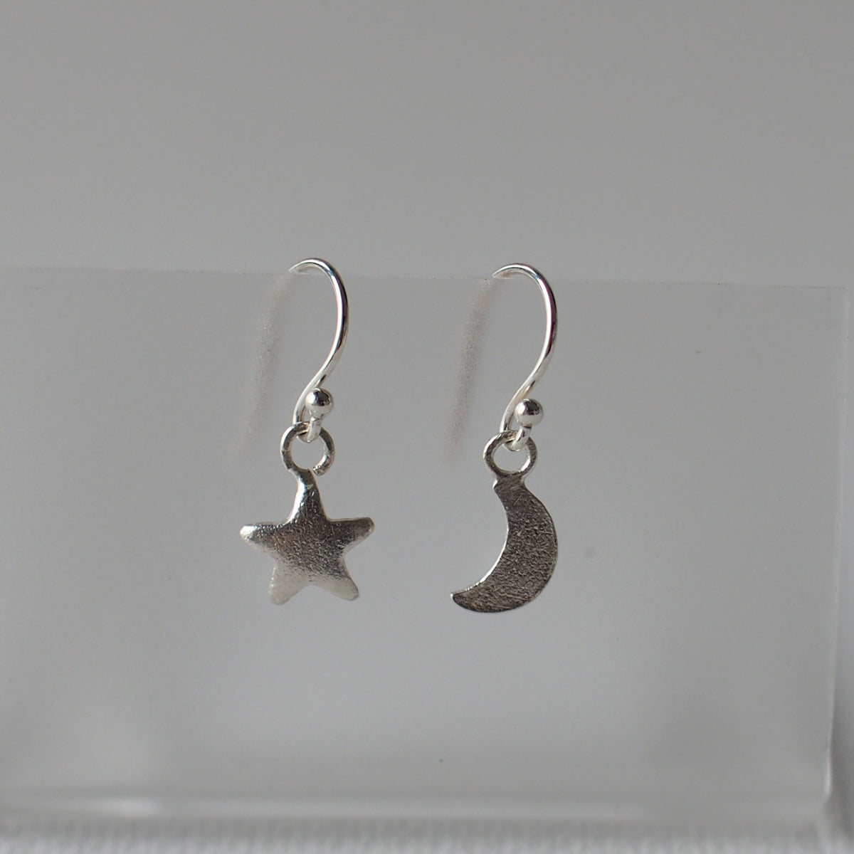 NIGHT Handmade Silver Hook Earrings