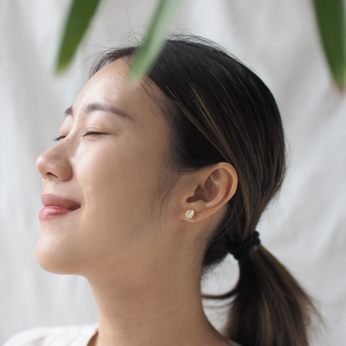 PEPPER LEAF Handmade Silver Earrings