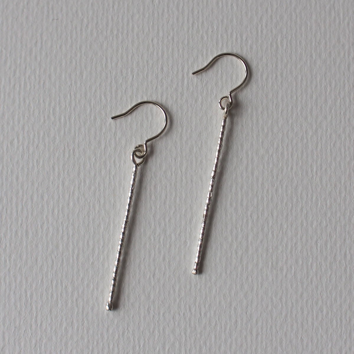 SAND Handmade Silver Hook Earrings