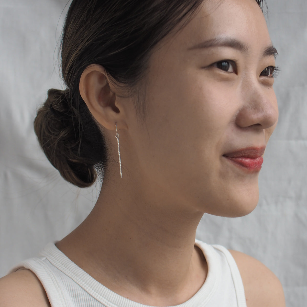 SAND Handmade Silver Hook Earrings