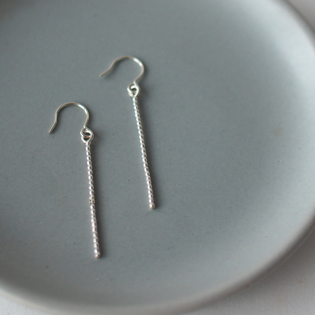 SAND Handmade Silver Hook Earrings