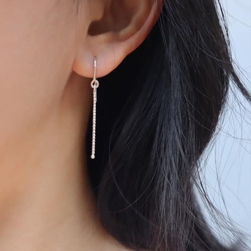 SAND Handmade Silver Hook Earrings