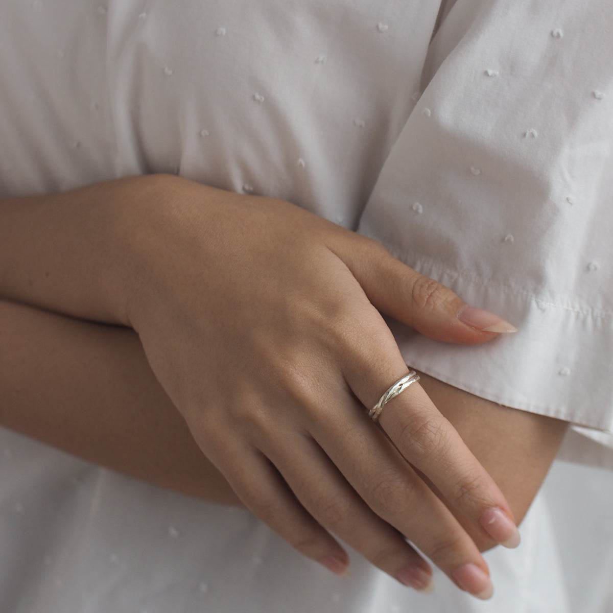 SHINY INFINITY Handmade Silver Ring