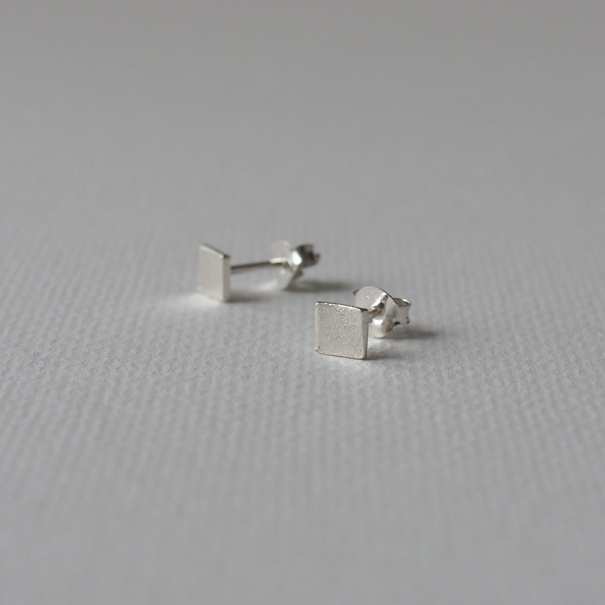 SQUARE Handmade Silver Earrings