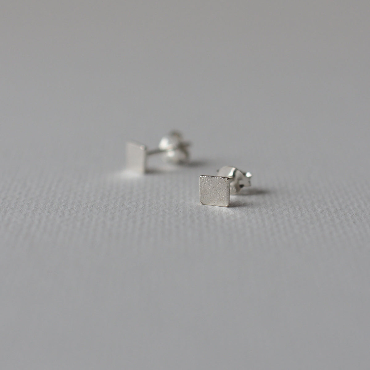 SQUARE Handmade Silver Earrings