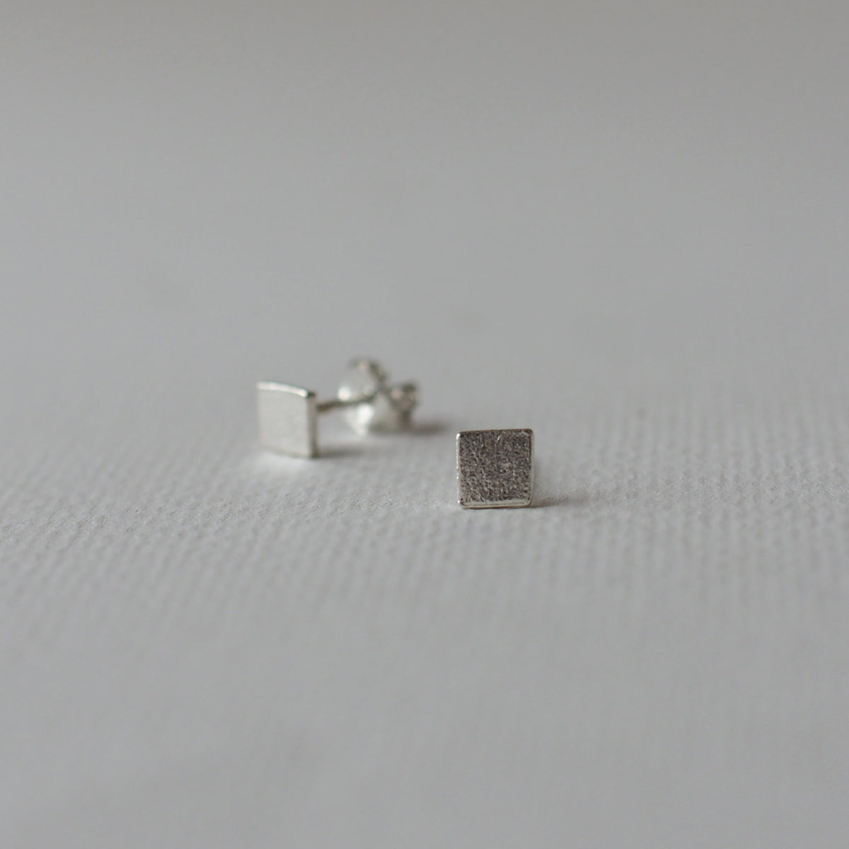 SQUARE Handmade Silver Earrings