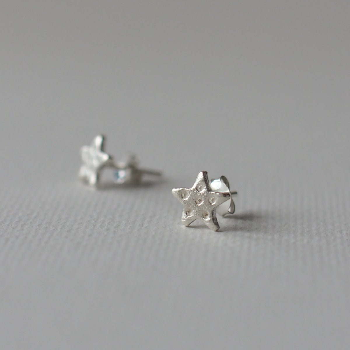 STARFISH Handmade Silver Earrings