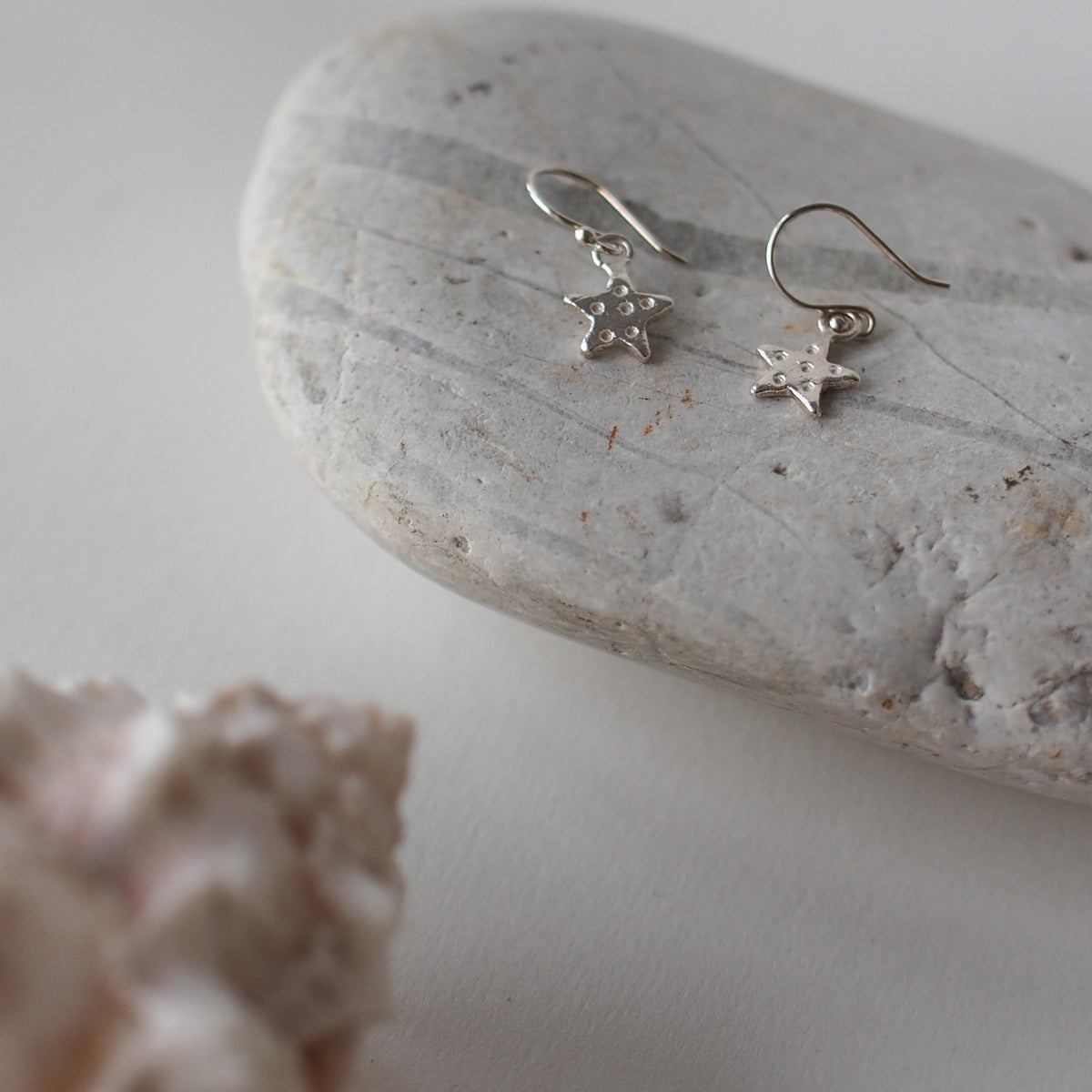 STARFISH Handmade Silver Earrings
