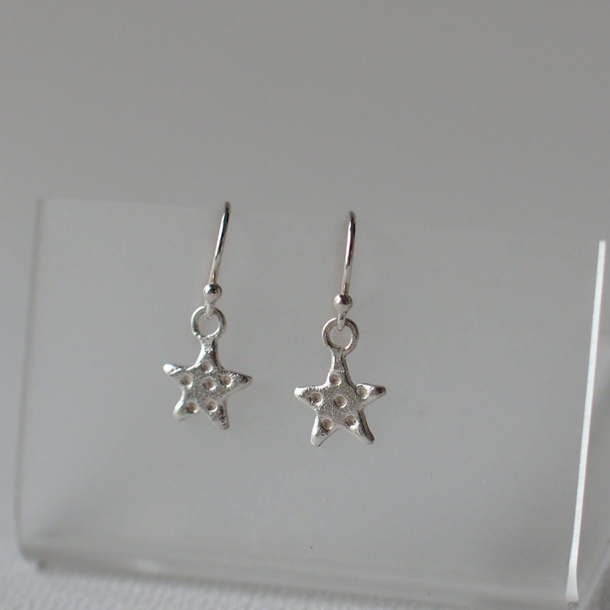 STARFISH Handmade Silver Hook Earrings