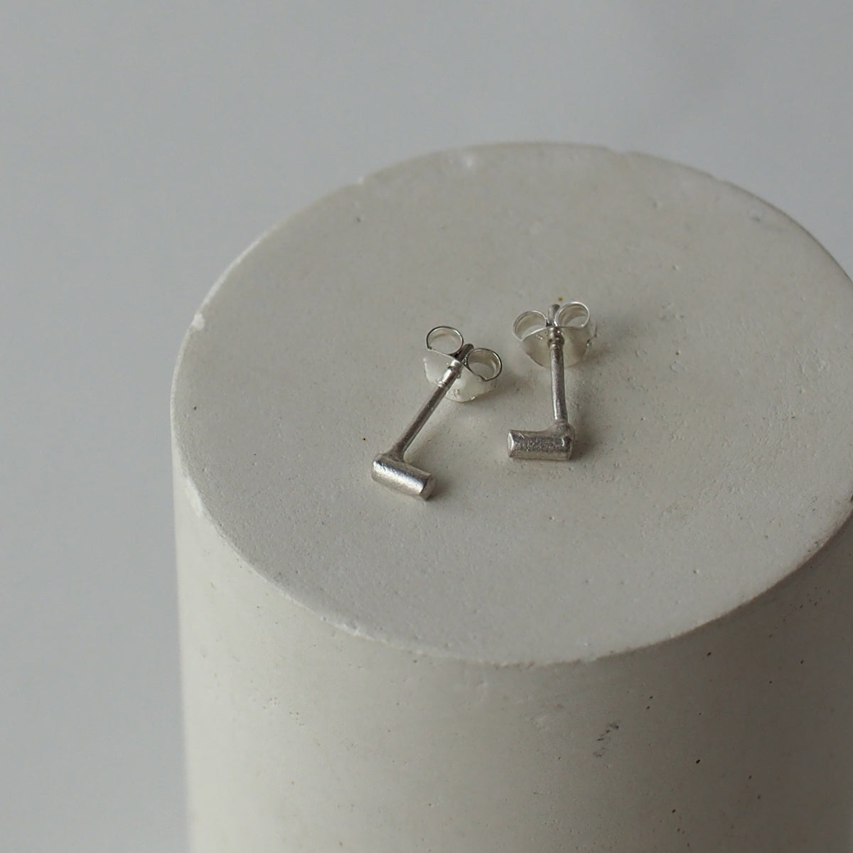 SUGARCANE Handmade Silver Earrings