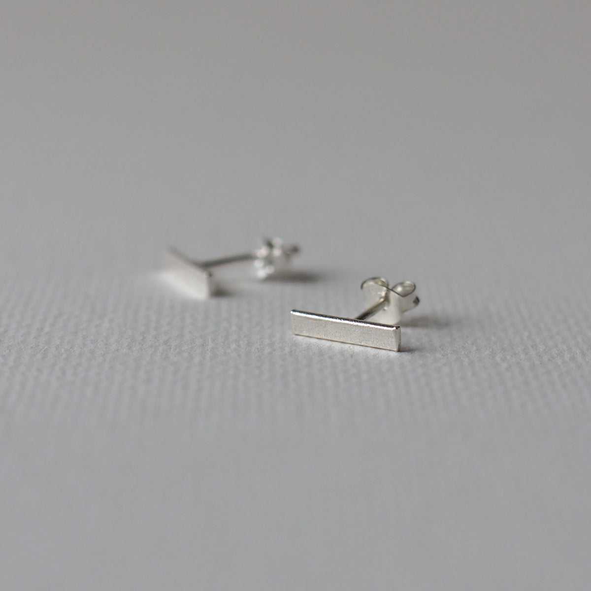 TINY BAR Handmade Silver Earrings