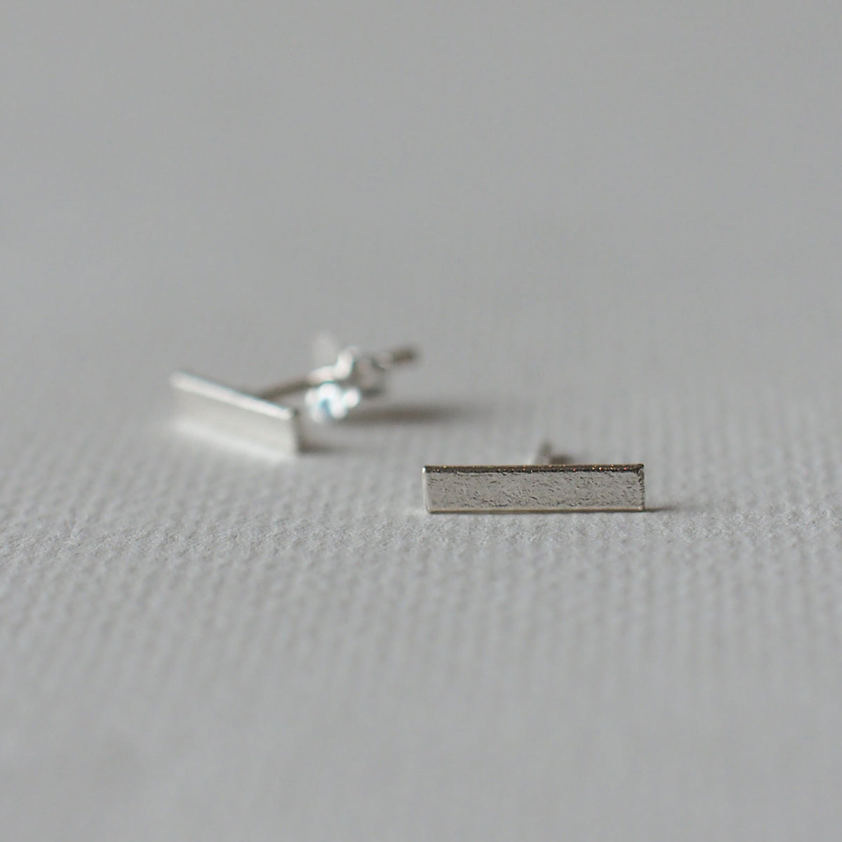 TINY BAR Handmade Silver Earrings