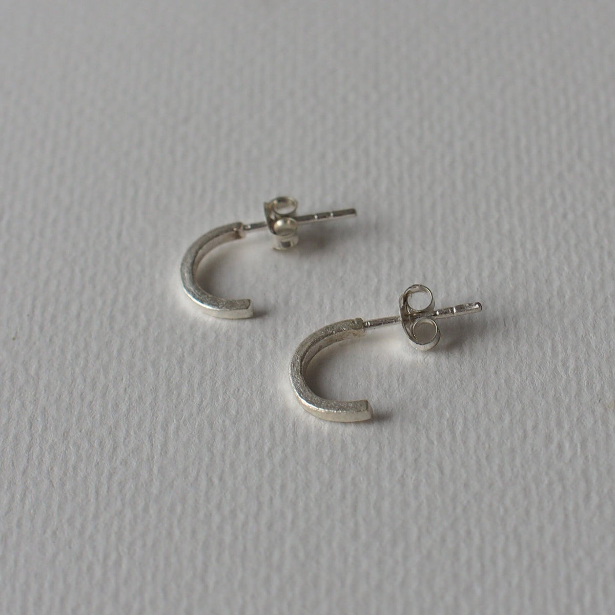 TINY C Handmade Silver Earrings