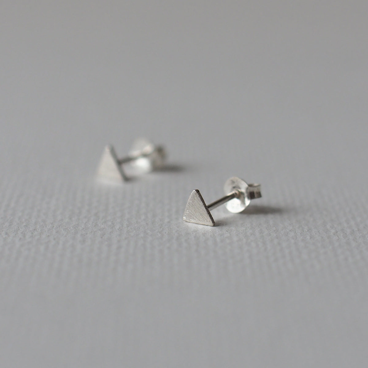 TRIANGLE Handmade Silver Earrings