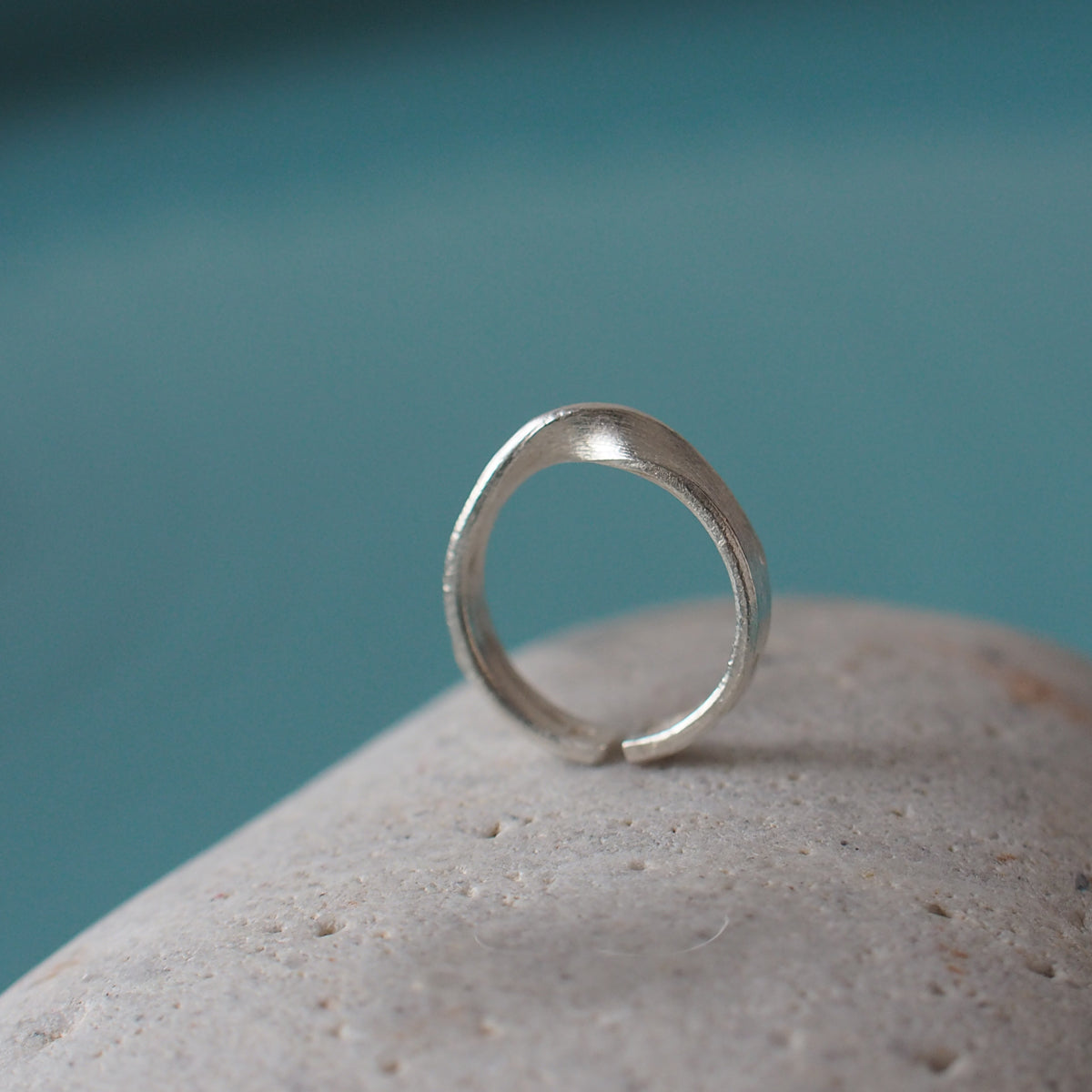 WAVE (M) Handmade Silver Ring