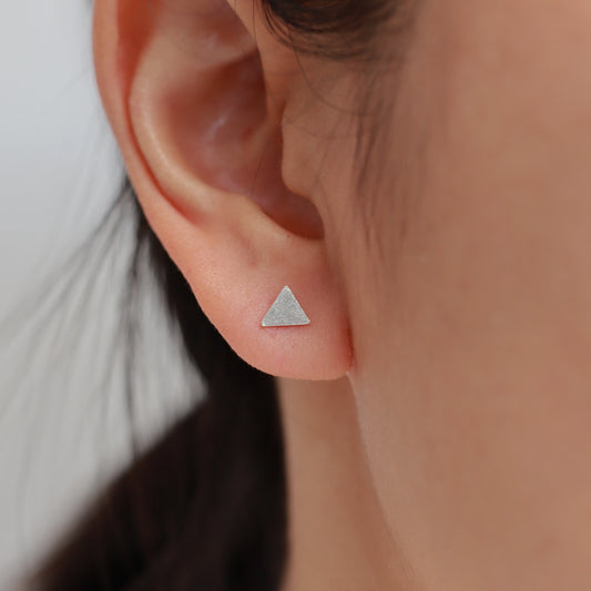 TRIANGLE Handmade Silver Earrings