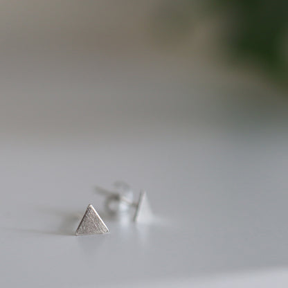 TRIANGLE Handmade Silver Earrings
