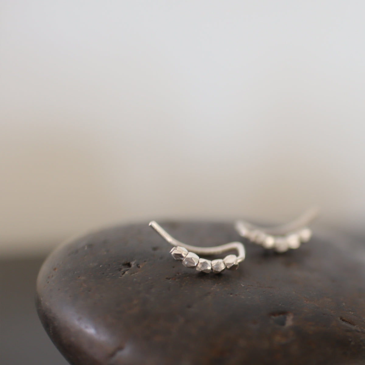 HILLS (S) Handmade Silver Climber Earrings