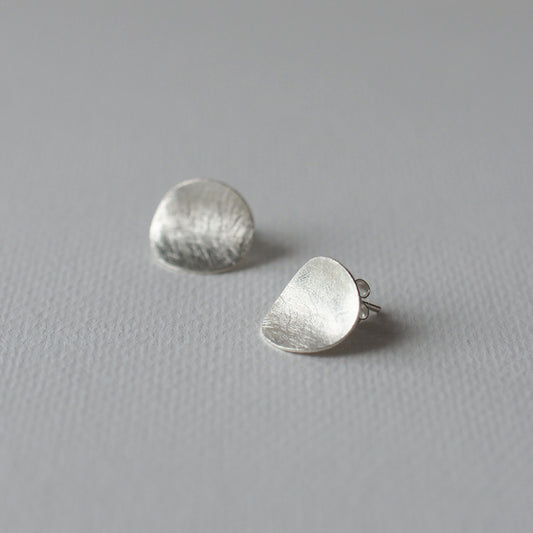 LOTUS LEAF Handmade Silver Earrings