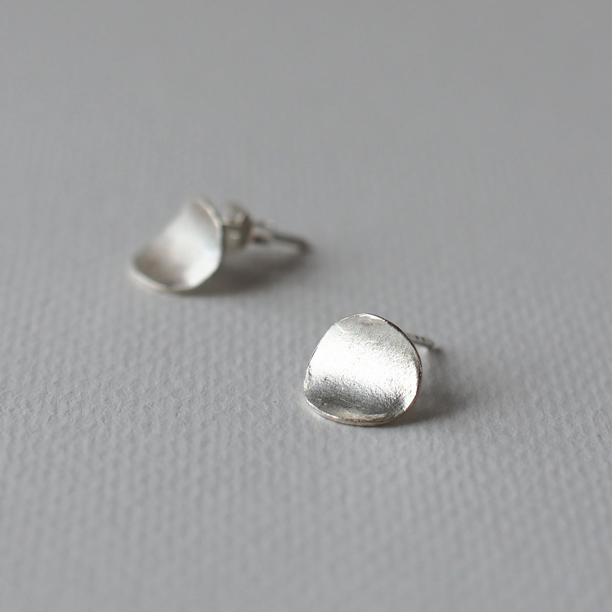 LOTUS LEAF Handmade Silver Earrings