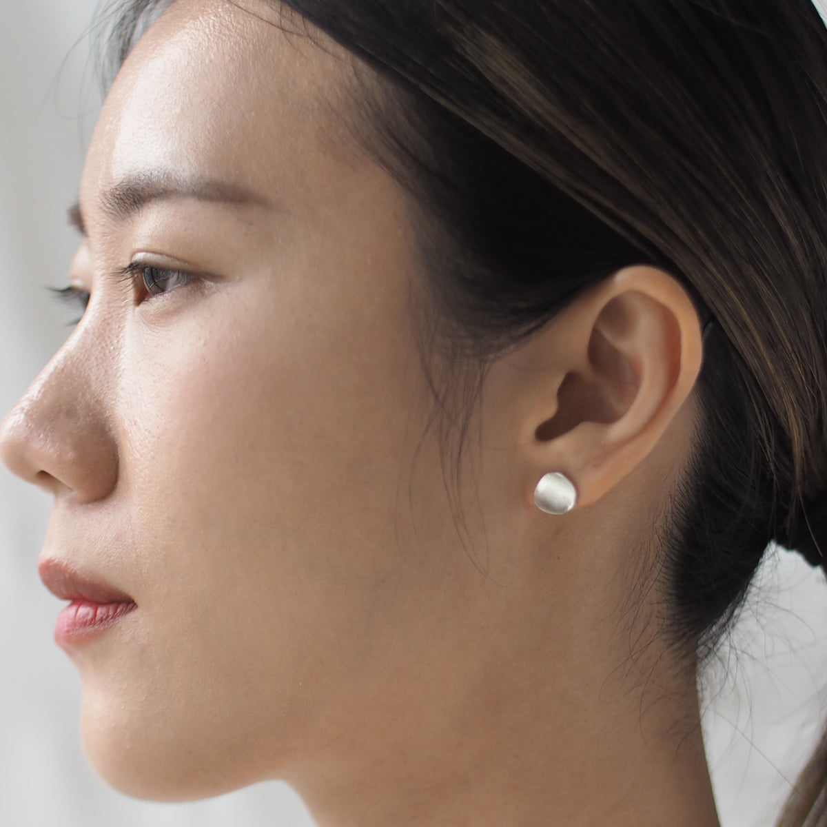 LOTUS LEAF Handmade Silver Earrings